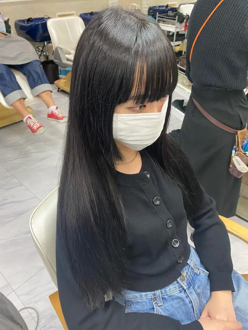 ロング レイヤーカット シャギー 目黒 碧人のヘアスタイル