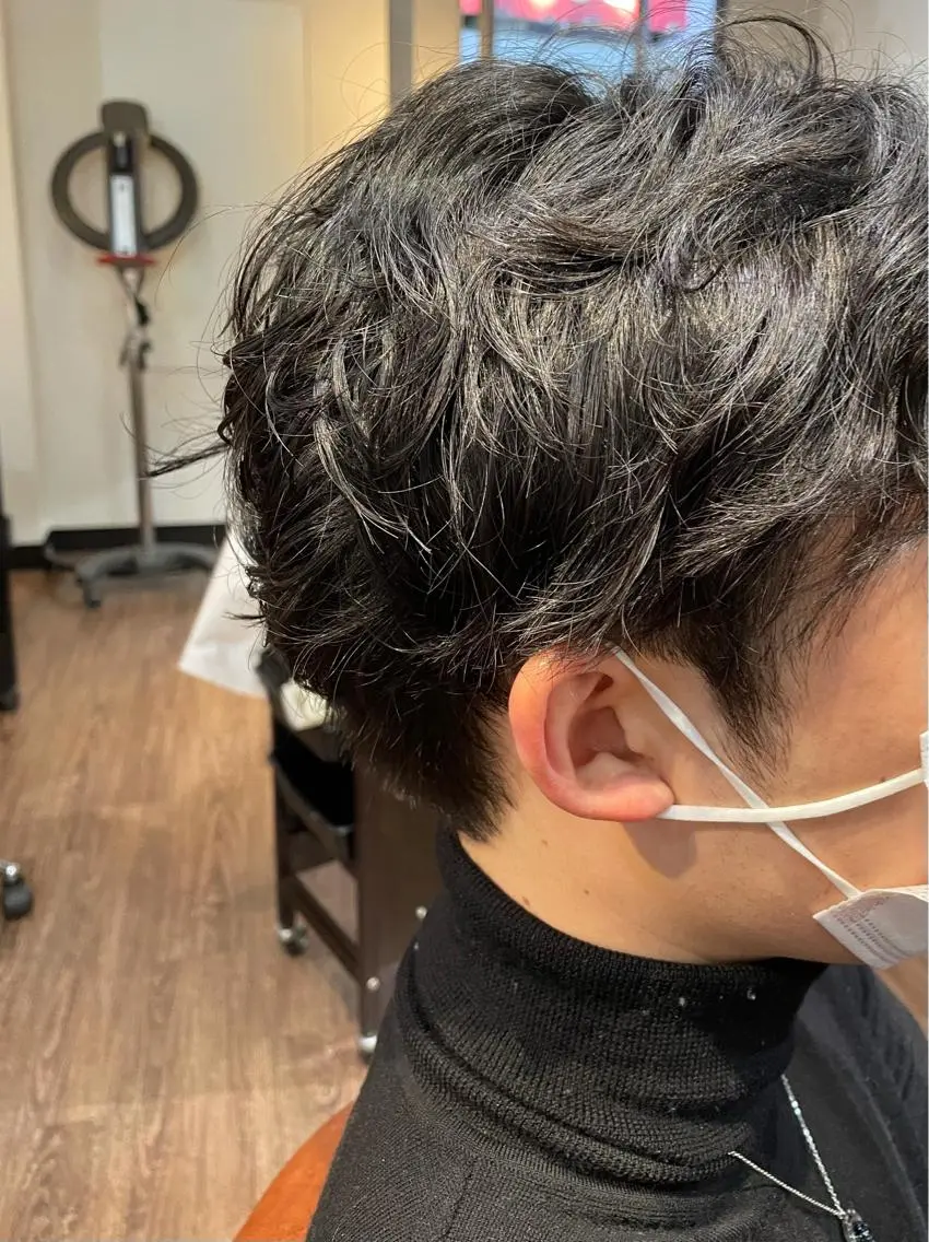 パーマ メンズ メンズパーマ artehair 新小岩のマツエク・マツパデザイン