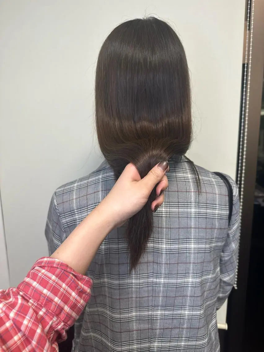 ミディアム カラー ブリーチカラー🫧 森　凪沙のヘアスタイル