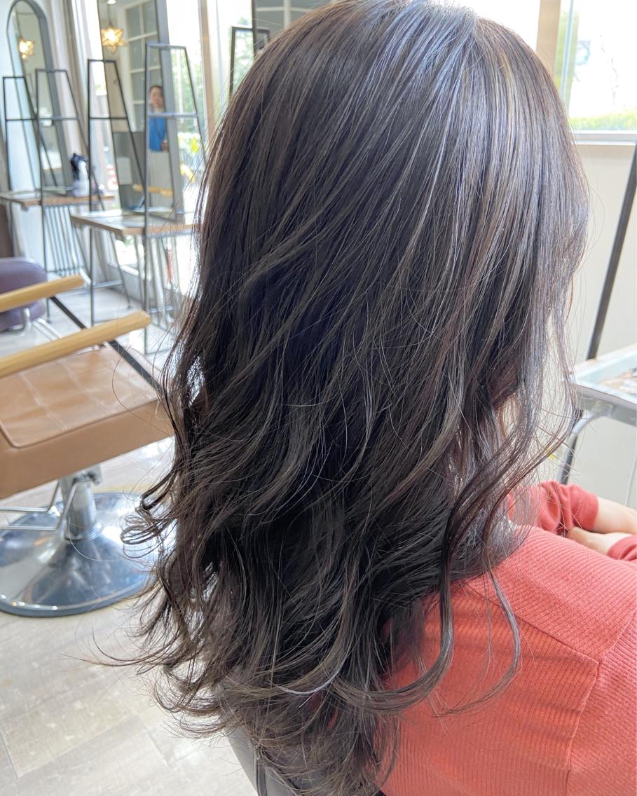 ロング 外国人風カラー ハイライト 植田 敬太のヘアスタイル