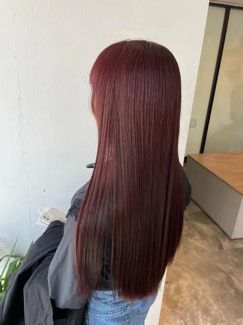 カラー ピンクカラー ハイトーンカラー🩵 指名多数💗横山聖奈のヘアスタイル