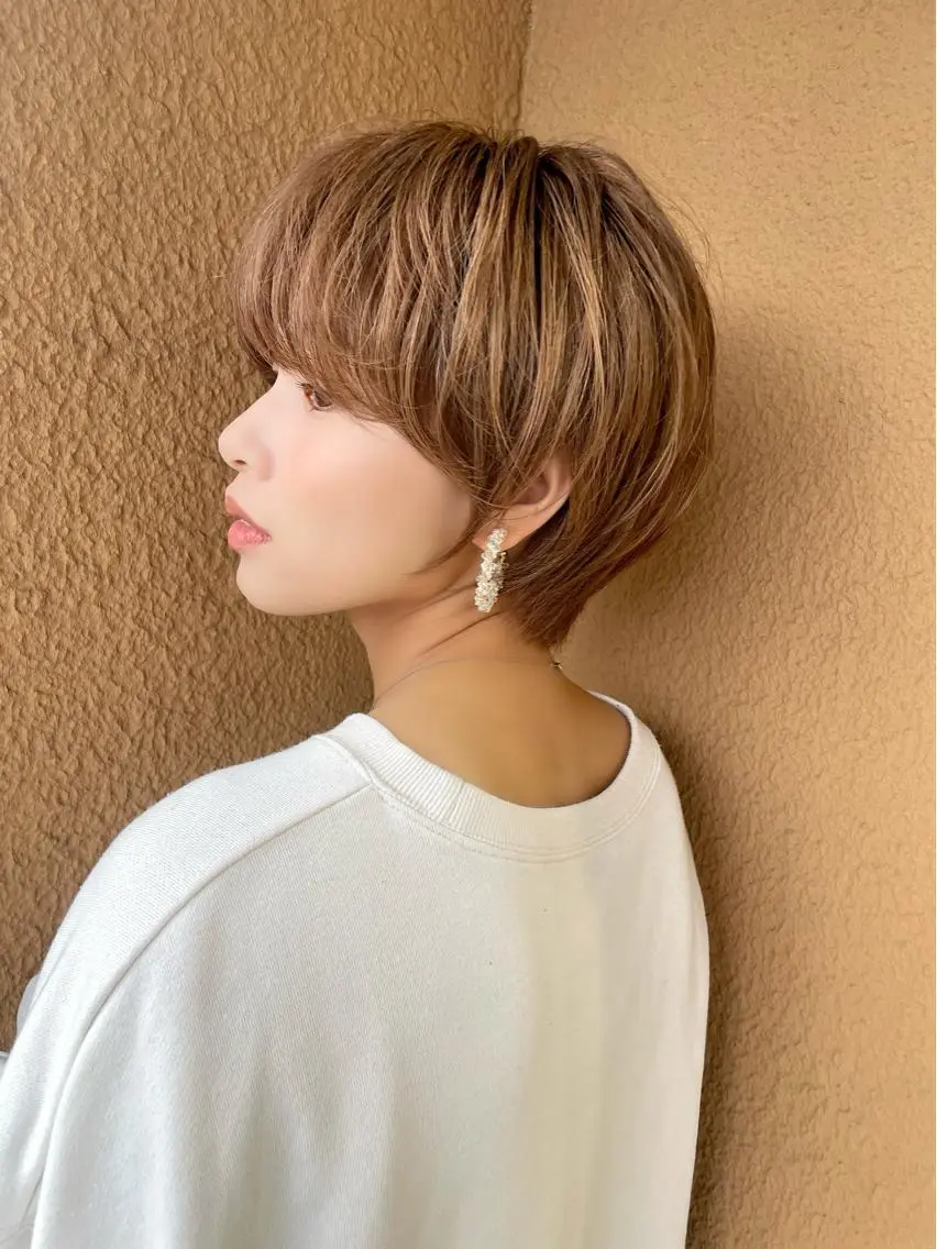 ショート ショートショートボブ うるはのヘアスタイル