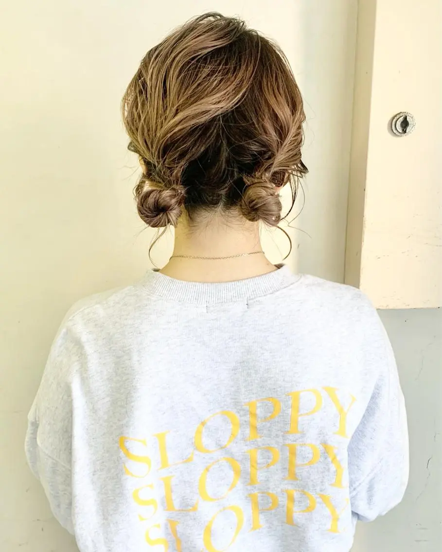 ロング カラー ヘアアレンジ 切りっぱなしボブ ベージュカラー ブリーチ ケアブリーチ デザインカラー 🦕ウルフカット 🦕ａｋｉｈｏのヘアスタイル