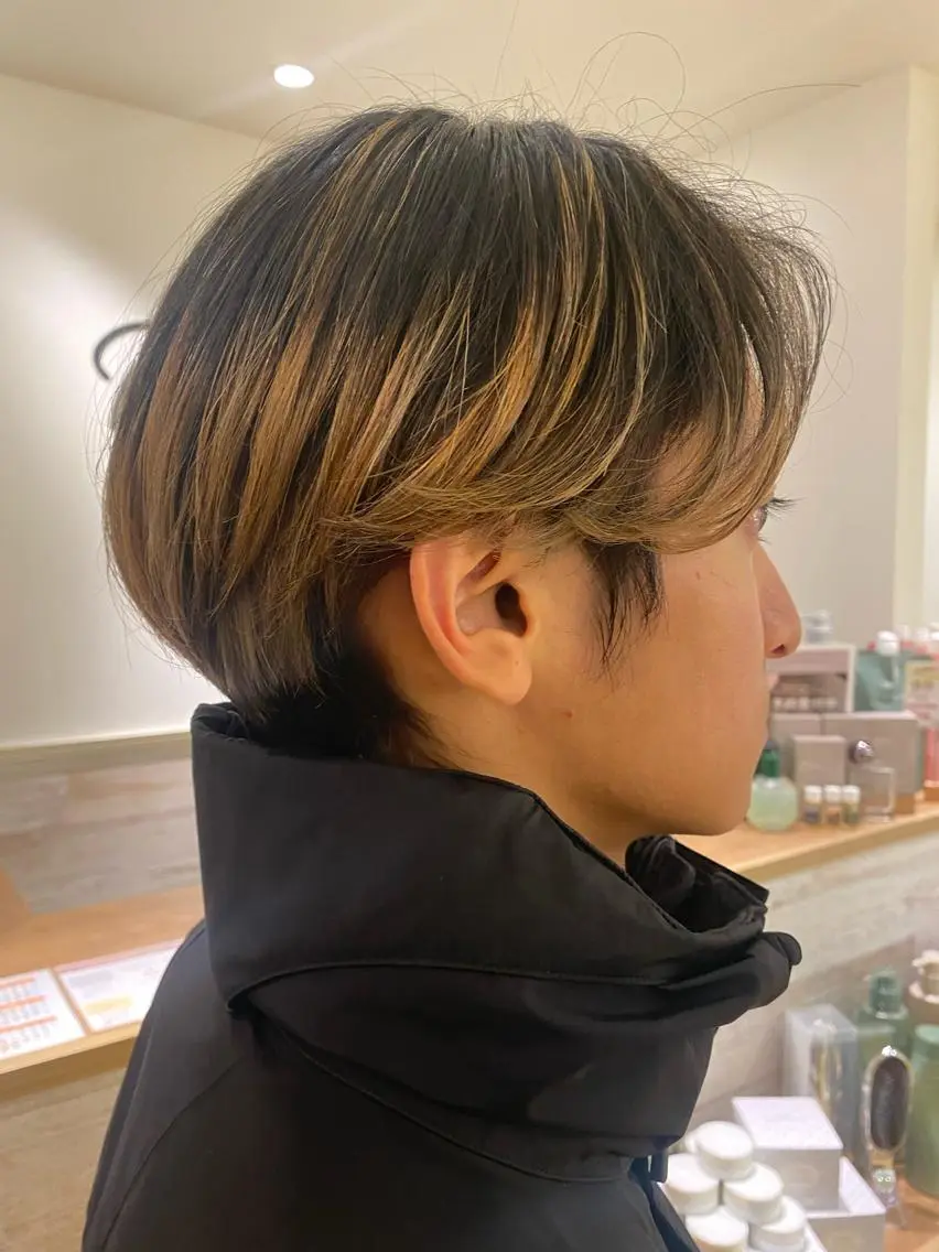 カラー バレイヤージュ kurogi nanakaのネイルデザイン
