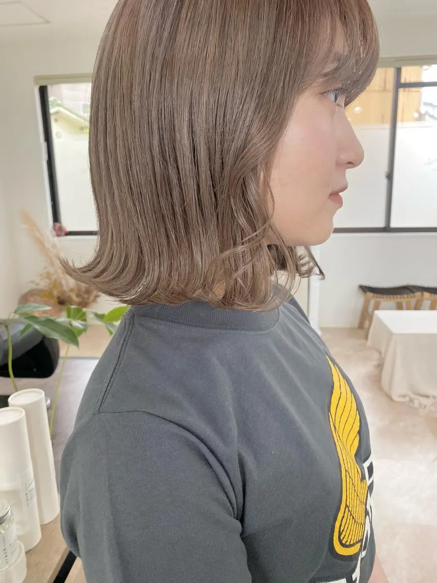 ミディアム カラー ヘアアレンジ ひなの .のその他イメージ