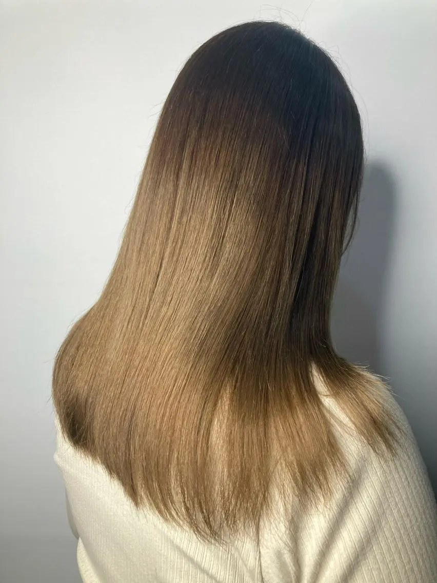 セミロング ヘアカラー 【髪質改善✨】 sanaのヘアスタイル