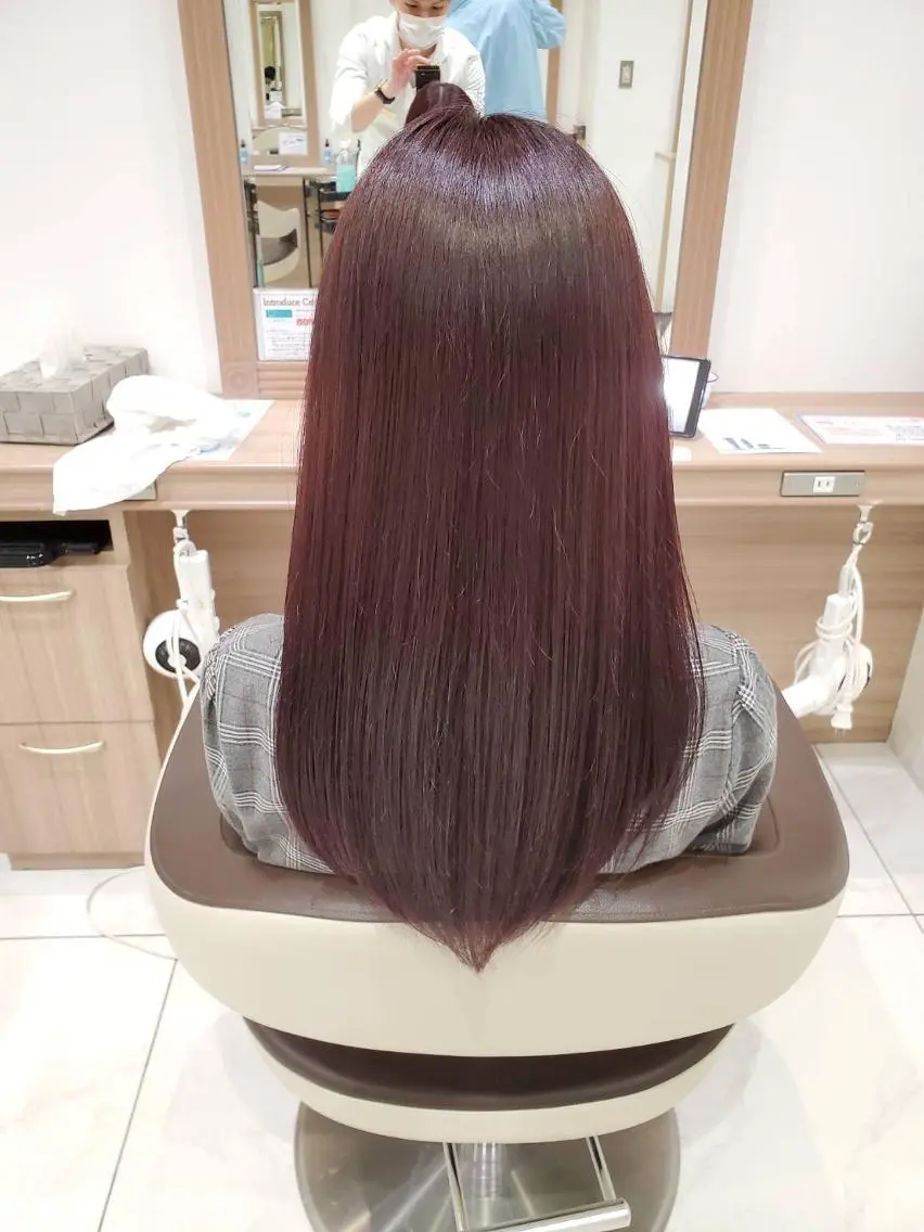 ロング パーマ ヘアカラー 🤍 岡田 琴音 🤍のヘアスタイル