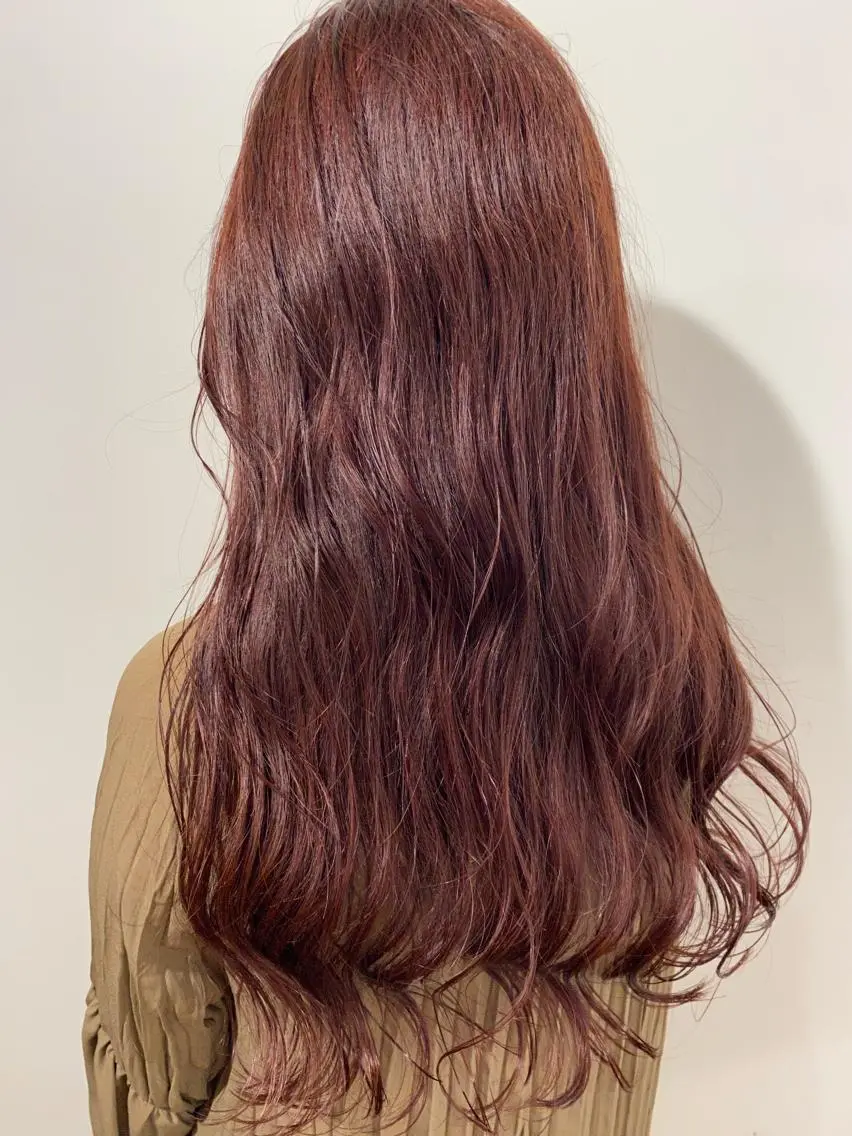 ロング カラー アディクシーカラー ブリーチ 透明感カラー エドルカラー イルミナカラー カット ヘアカラー 縮毛矯正 トリートメント 夜23時まで予約🉑 reverieあきらのヘアスタイル