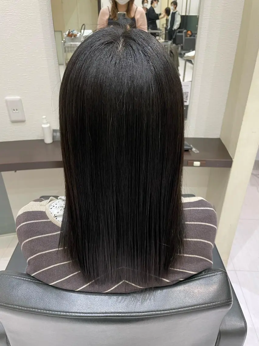 パーマ 縮毛矯正 吉村 柚香のヘアスタイル