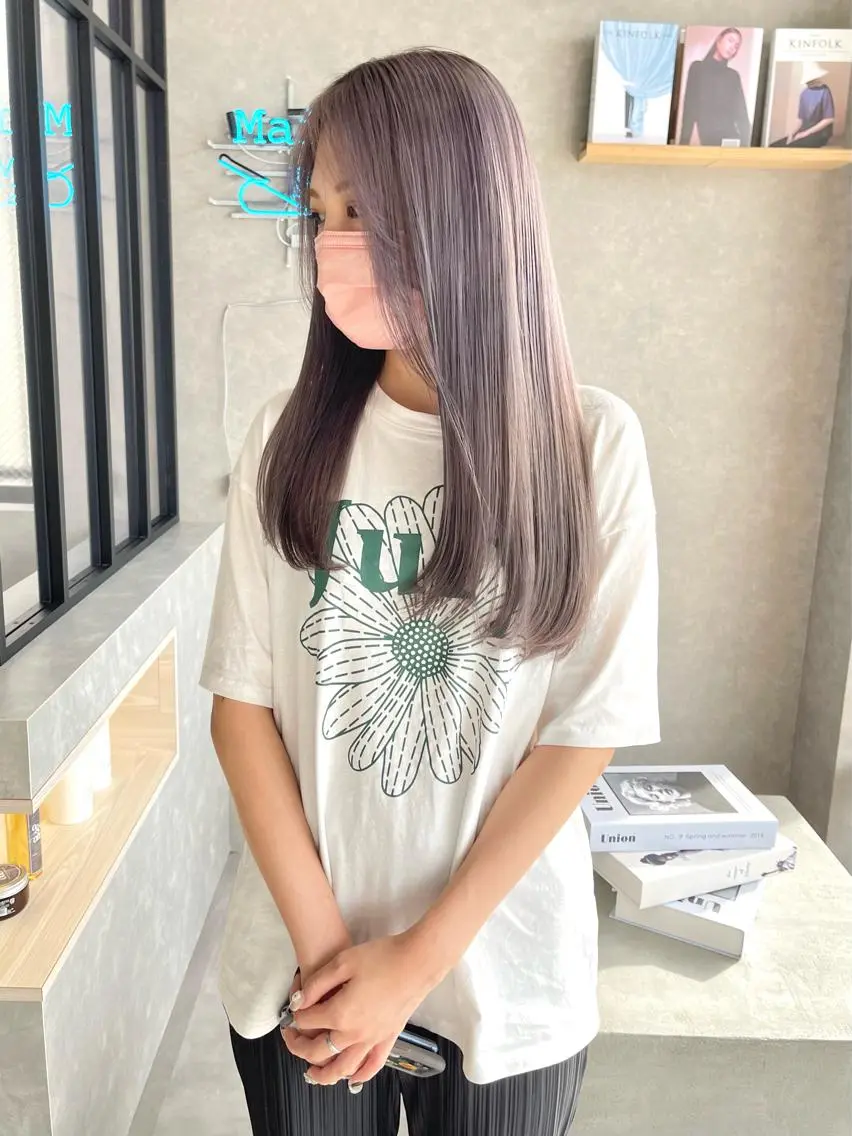 ロング カラー 一ノ瀬 暁のヘアスタイル