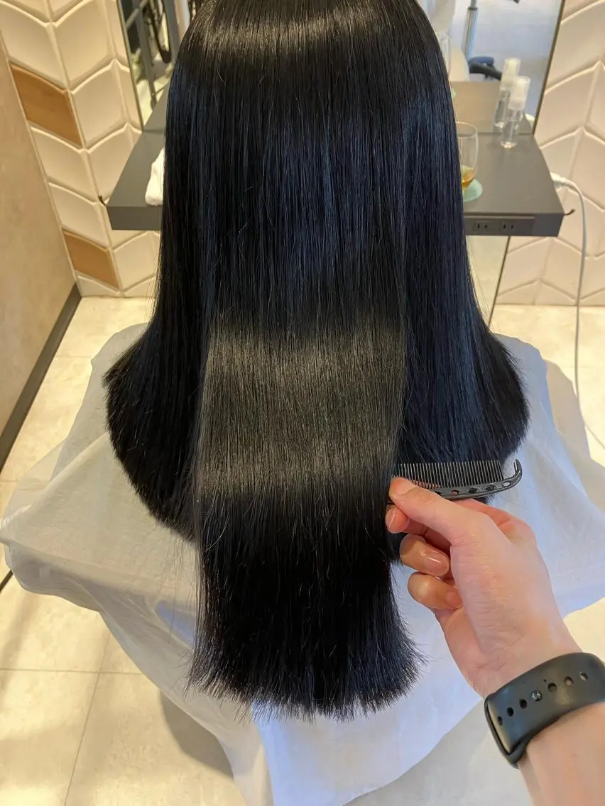 ロング カット 縮毛矯正 トリートメント 🫧美髪縮毛矯正 🫧SEKIのヘアスタイル