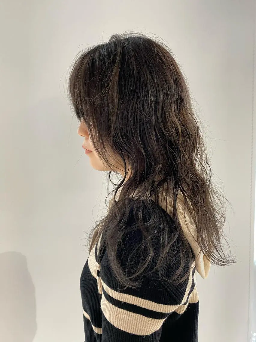 ロング カラー パーマ KOOKI スティードトーキョーのヘアスタイル