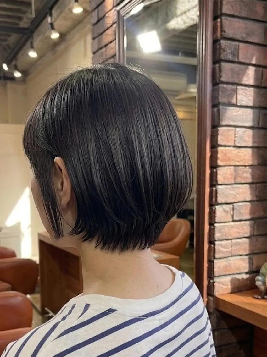ショート カラー ショートボブ ボブ ショートヘア カット トリートメント ヘッドスパ flencia 丸 和博|カットのヘアスタイル