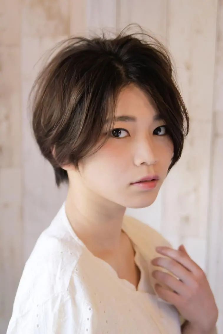 ショート カット 縮毛矯正 トリートメント ASAKO ✴︎アメリシュシュのヘアスタイル