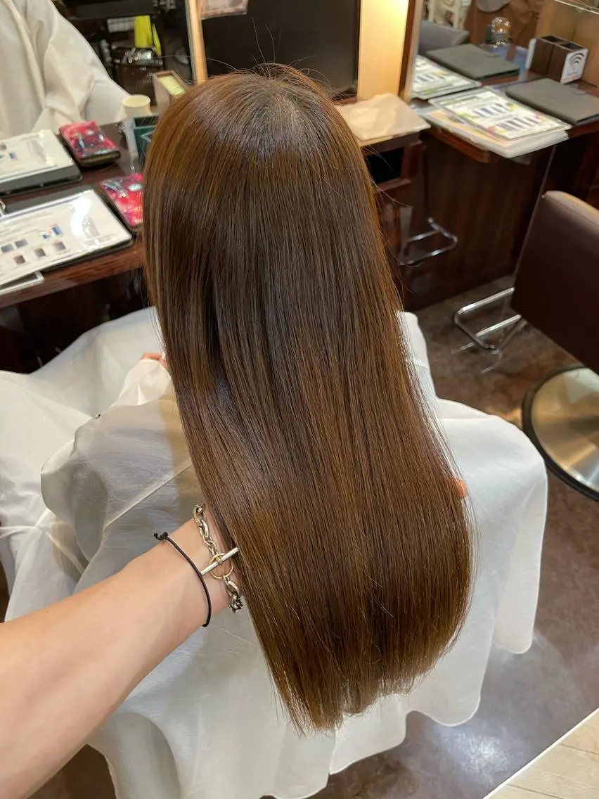 ロング 髪質改善池袋𓊆 大士𓊇ダブルカラーのヘアスタイル