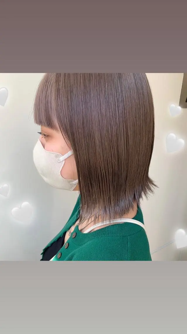 ミディアム カラー ヘアカラー エクステ指名数 No.1💖ゆい🌈のヘアスタイル