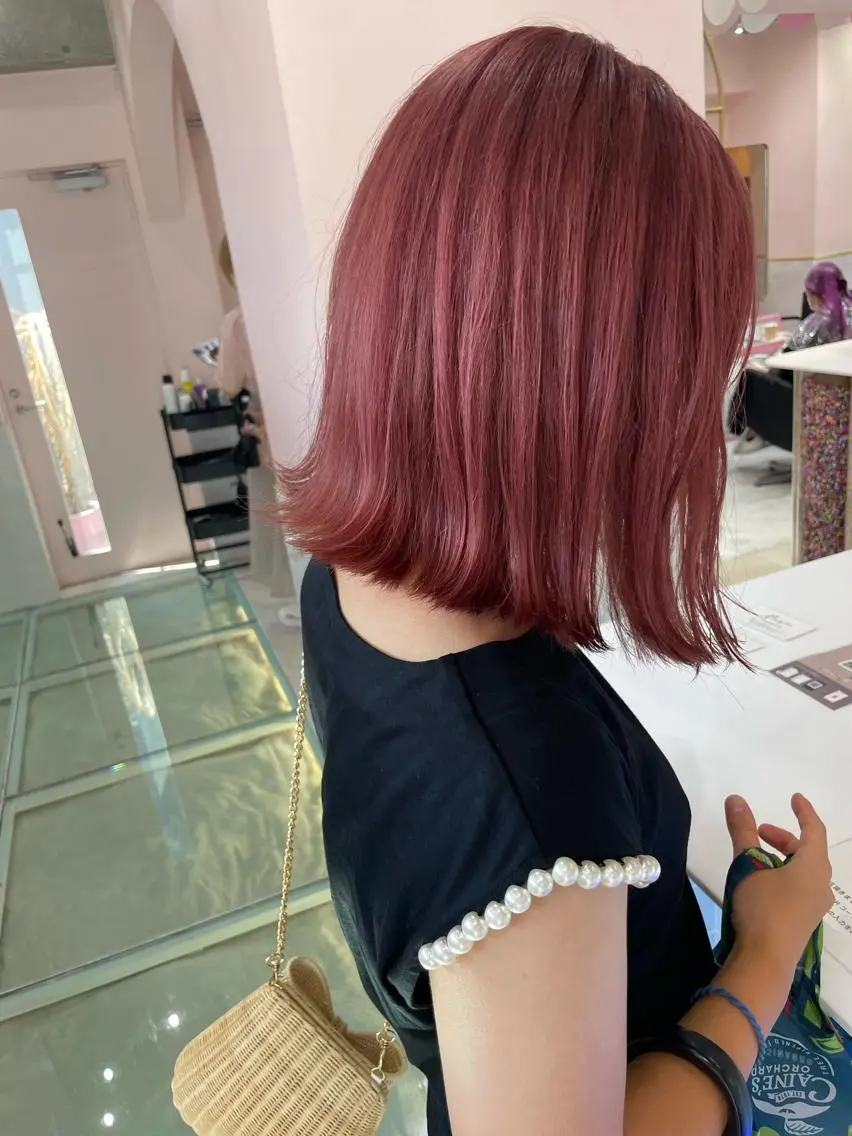 ショート カラー ヘアカラー トリートメント ヘアセット 🫧tatsuki 🫧“lot 横浜“のヘアスタイル