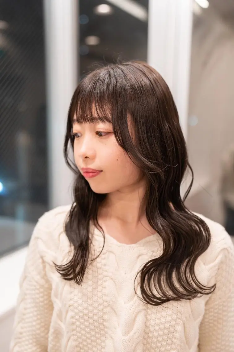 ロング カラー カット ヘアカラー Lazo/ 原弥和子のヘアスタイル
