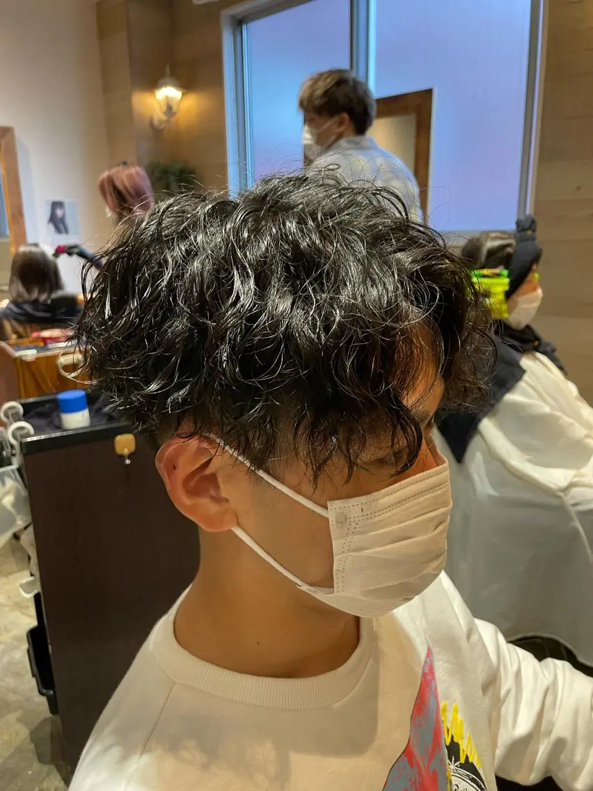 パーマ メンズ 優真/難波で 1番パーマが上手いのヘアスタイル