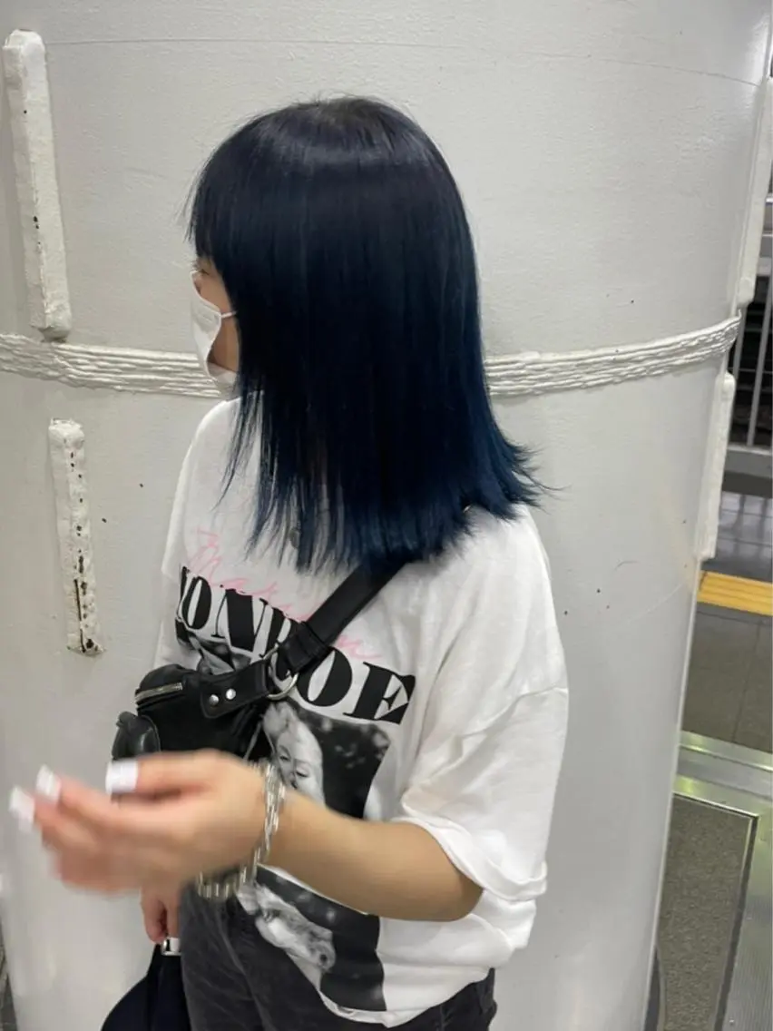 ミディアム ヘアカラー ナカヤマナナエ ♡のヘアスタイル