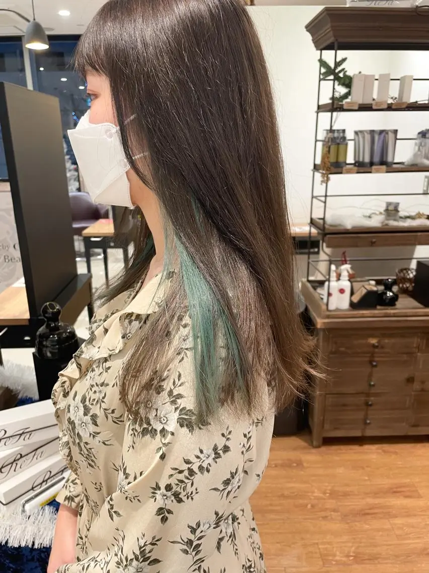カラー イヤリングカラー ヘアカラー 髪質改善/ブリーチ 田代 龍我のヘアスタイル