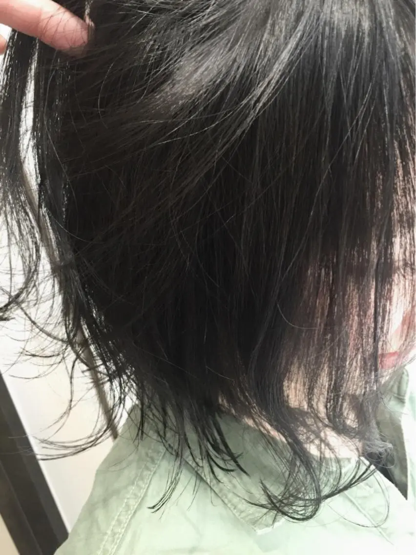 ミディアム カラー パーマ ヘアアレンジ 透明感カラー ダークグレー ダークグレージュ グレージュ ボブ カット ヘアカラー トリートメント ヘアセット ✨ハイクオリティ✨ 山本香也のヘアスタイル