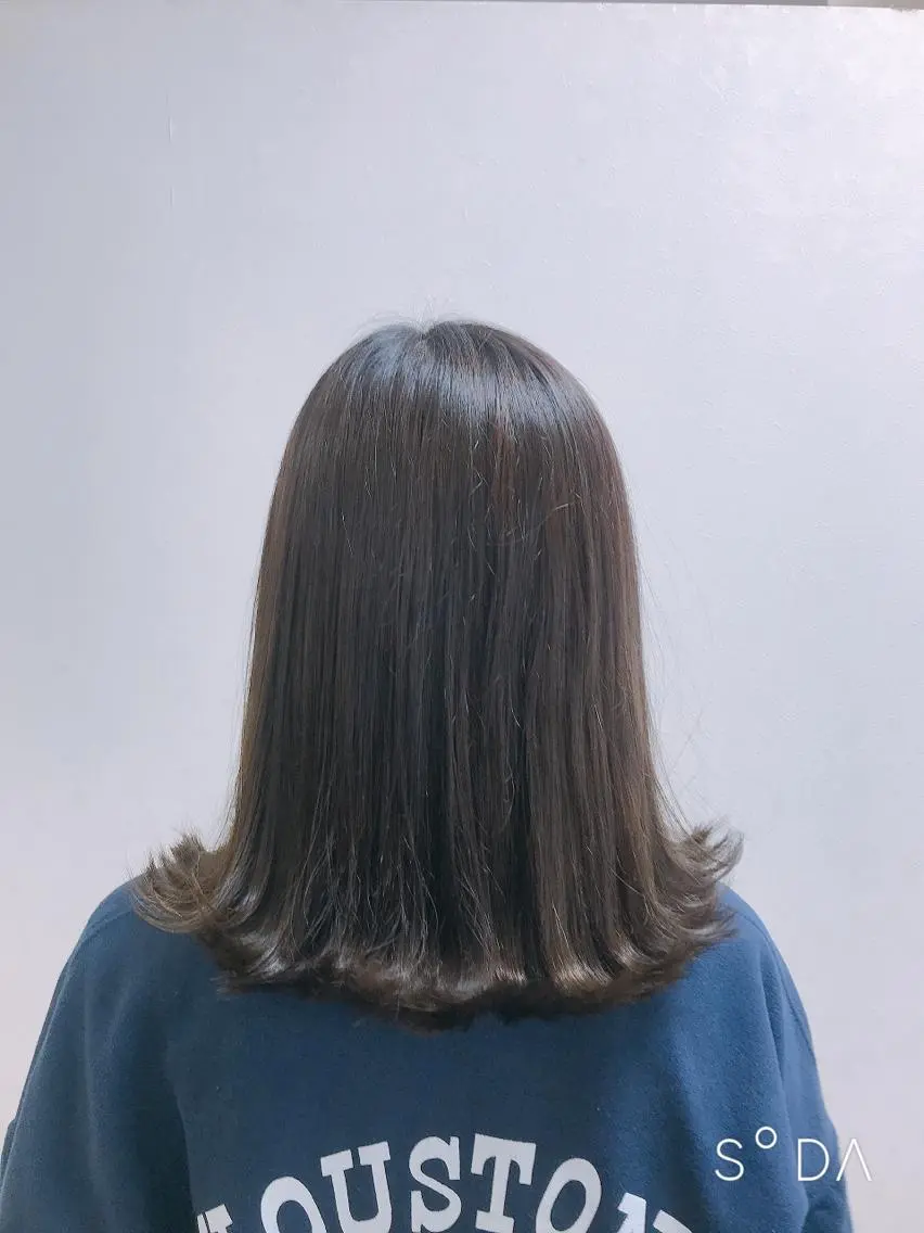 セミロング もりたみかこ 美容師お休み中のヘアスタイル