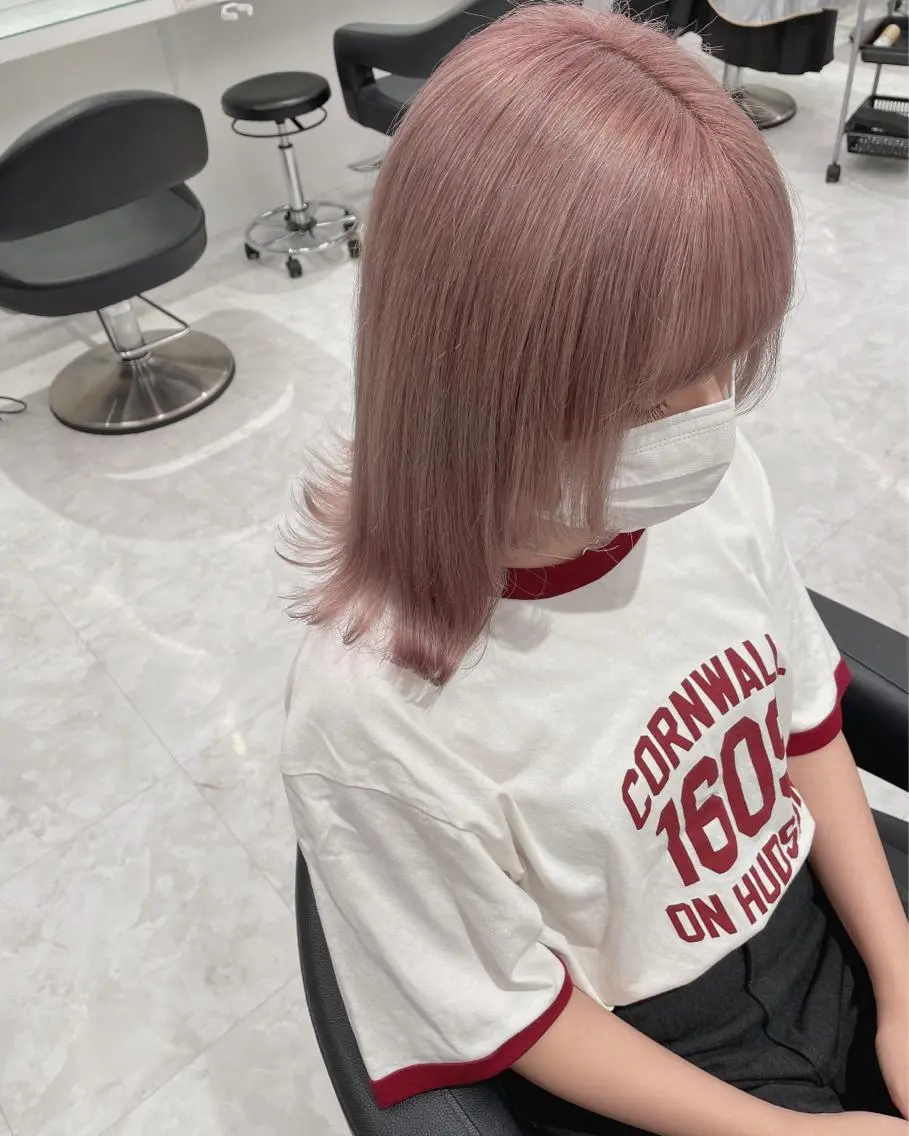 ショート カラー ヘアカラー 💗🤍透明感カラー 🤍💗kanonのヘアスタイル
