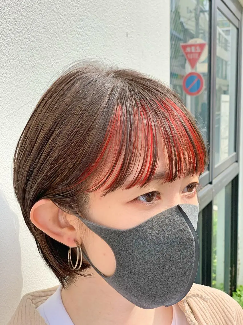 ショート カラー ヘアカラー Real me 鈴木のヘアスタイル