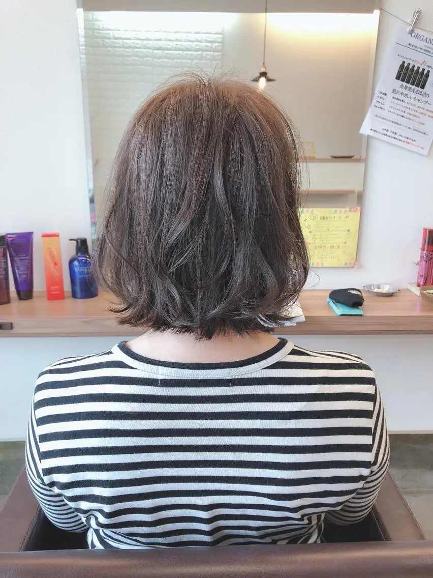 ミディアム ボブ サロンアカデミー 増渕　規泰のヘアスタイル