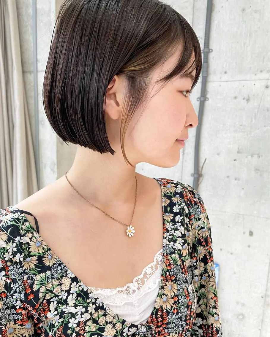 ショート ボブ カット ヘアカラー トリートメント SAKURA omotesandoのヘアスタイル