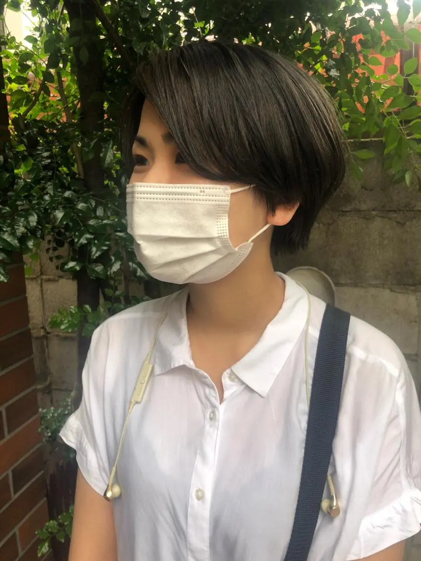 ショート カラー eri kinjoのヘアスタイル