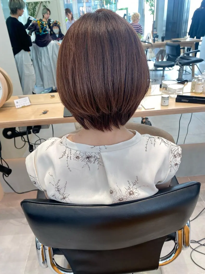 ショート カット トリートメント ヘアセット 🎀韓国レイヤー 🇰🇷mireiのヘアスタイル