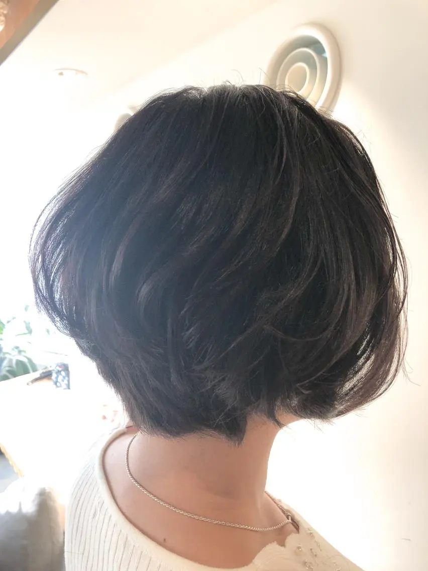 ショート カラー ヘアアレンジ ショートボブ ボブ ショートヘア カット ヘアカラー トリートメント レイヤー×ヘッドスパ ＊保田遥＊のヘアスタイル