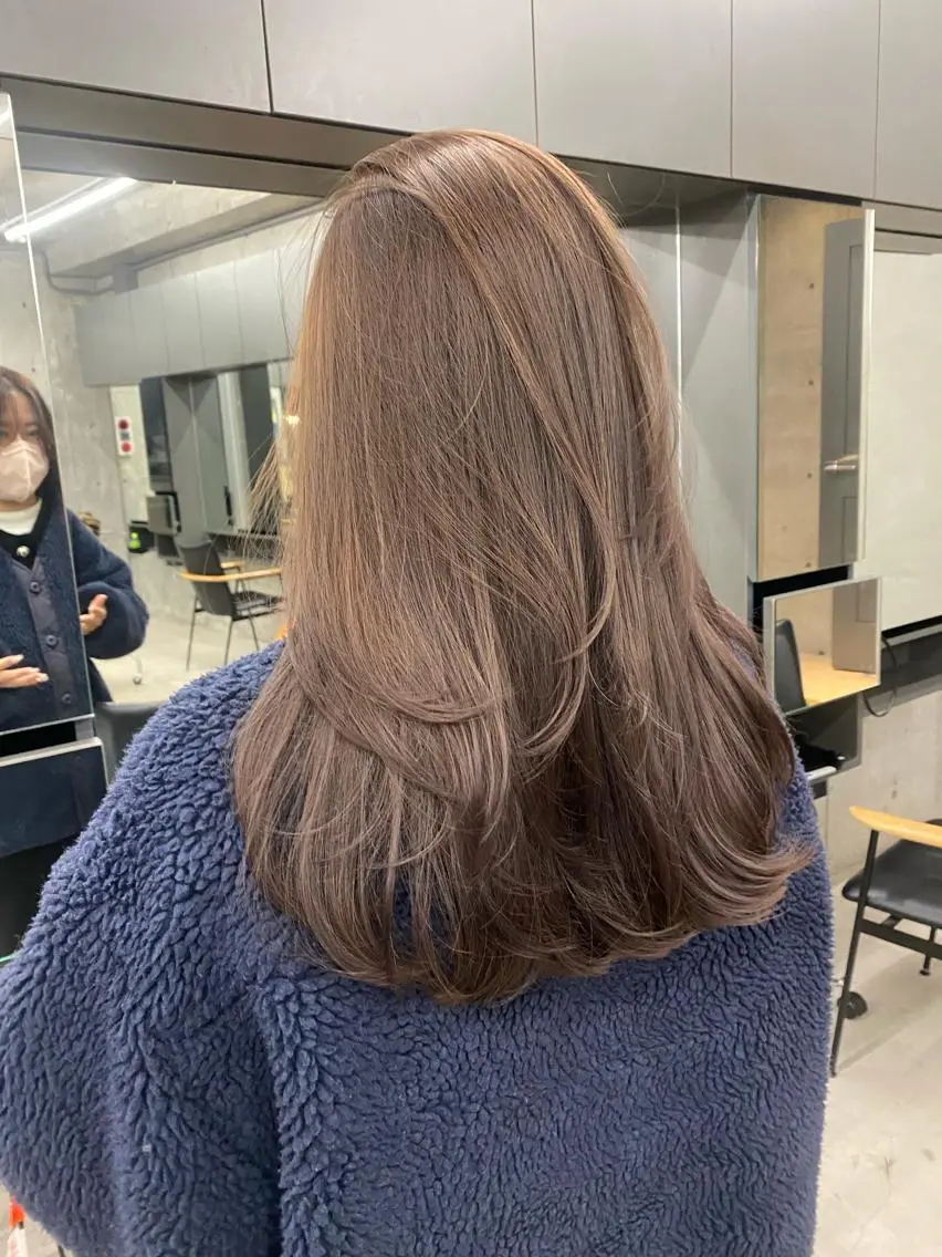 ロング カラー カット ヘアカラー トリートメント レイヤー/柔色 カラー/SAkiのヘアスタイル