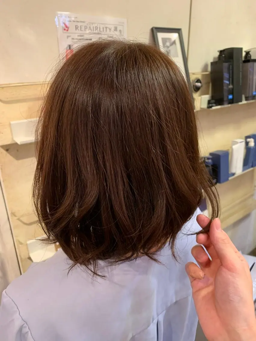 ミディアム カラー 🌈髪質改善 縮毛矯正特化🌈松田のヘアスタイル