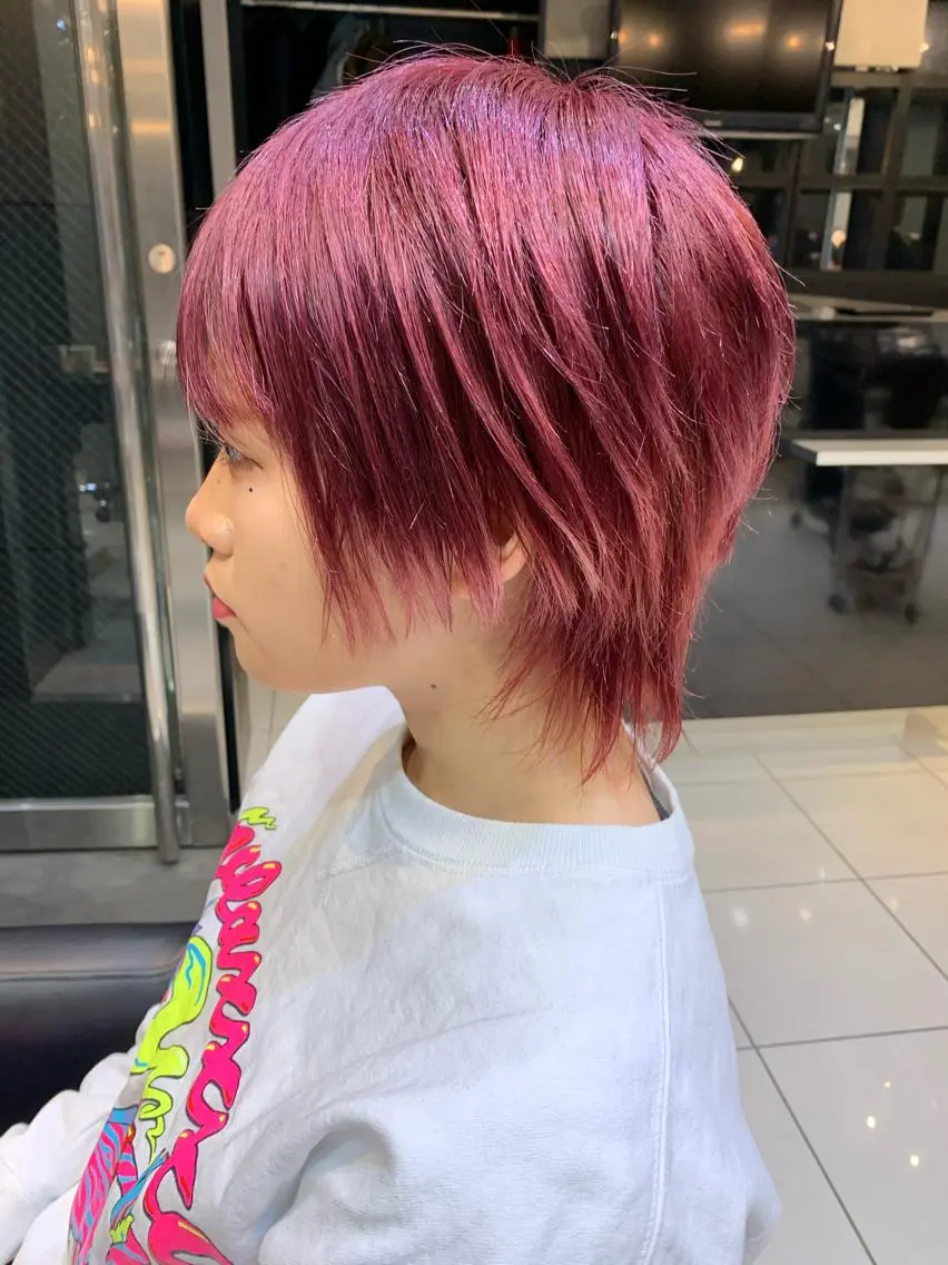 ショート カラー パーマ ヘアアレンジ ブリーチ ヘアカラー Bianca 代表 硲 貴亮【東武練馬】のヘアスタイル