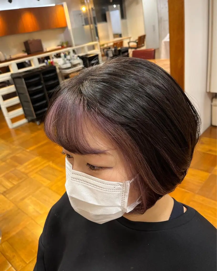 ショート カット ヘアカラー トリートメント 髪質改善 🐶とっくんのヘアスタイル