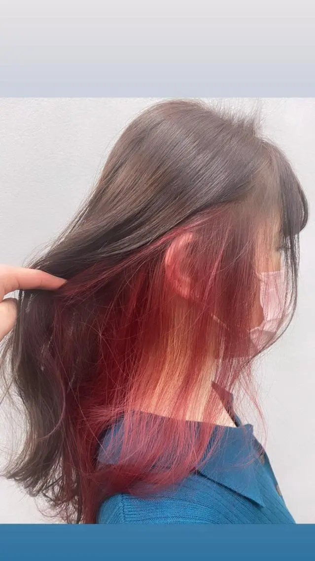ロング カラー インナーカラー カット ヘアカラー トリートメント メンズ支持率NO.1 マサキのヘアスタイル