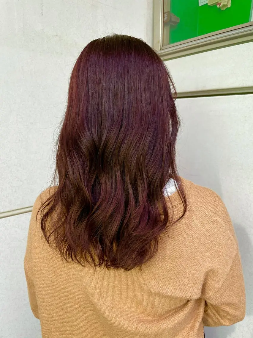 ミディアム カット ヘアカラー 🔥ハイトーン🔥 🌈柴田尚貴🌈のヘアスタイル