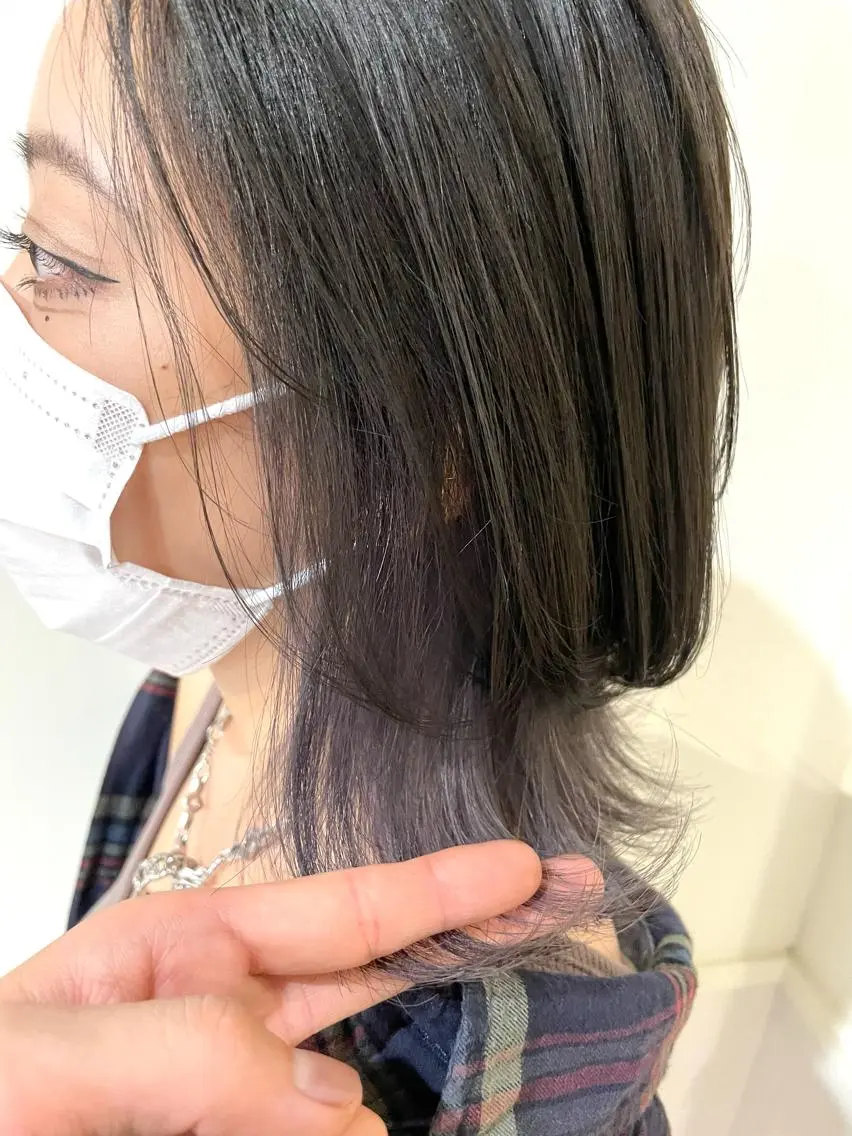 ショート カラー ヘアカラー 《インナーカラー》 YAMADAのヘアスタイル