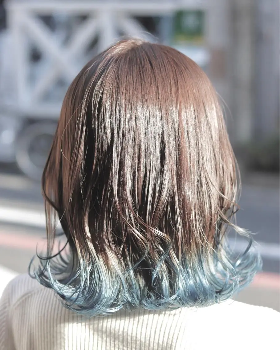 ミディアム カラー ヘアアレンジ 川内 政人のヘアスタイル