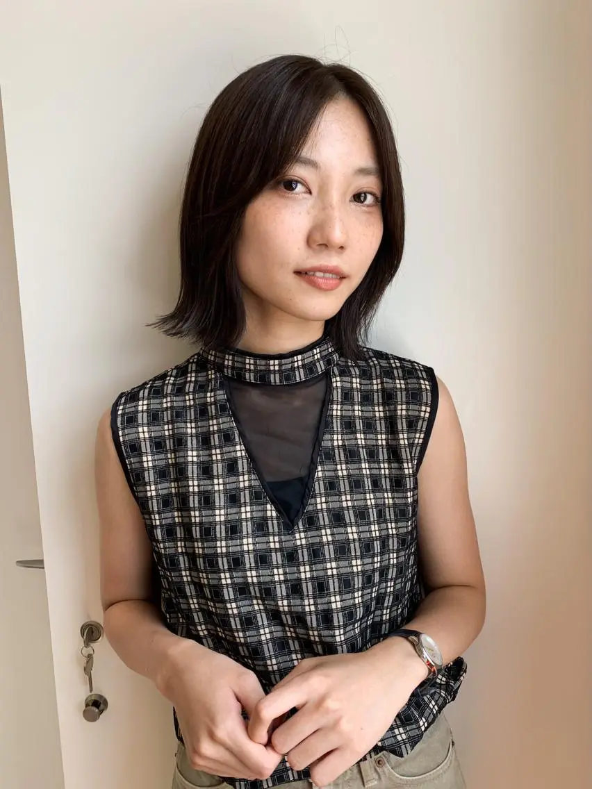 ショート カラー ボブ PAIR DAISUKEのヘアスタイル