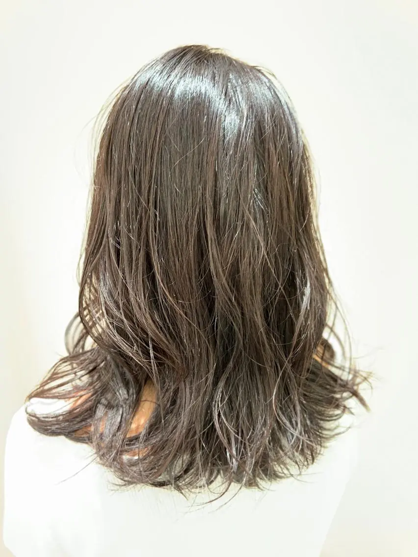 ミディアム カット ヘアカラー トリートメント ⭐️💛骨格を診断 髪質改善◎RIKIのヘアスタイル