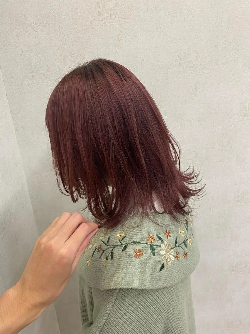 セミロング メンズ縮毛矯正 ニュアンスパーマのヘアスタイル