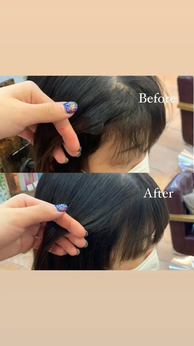ショート 縮毛矯正 七原 海夕のヘアスタイル