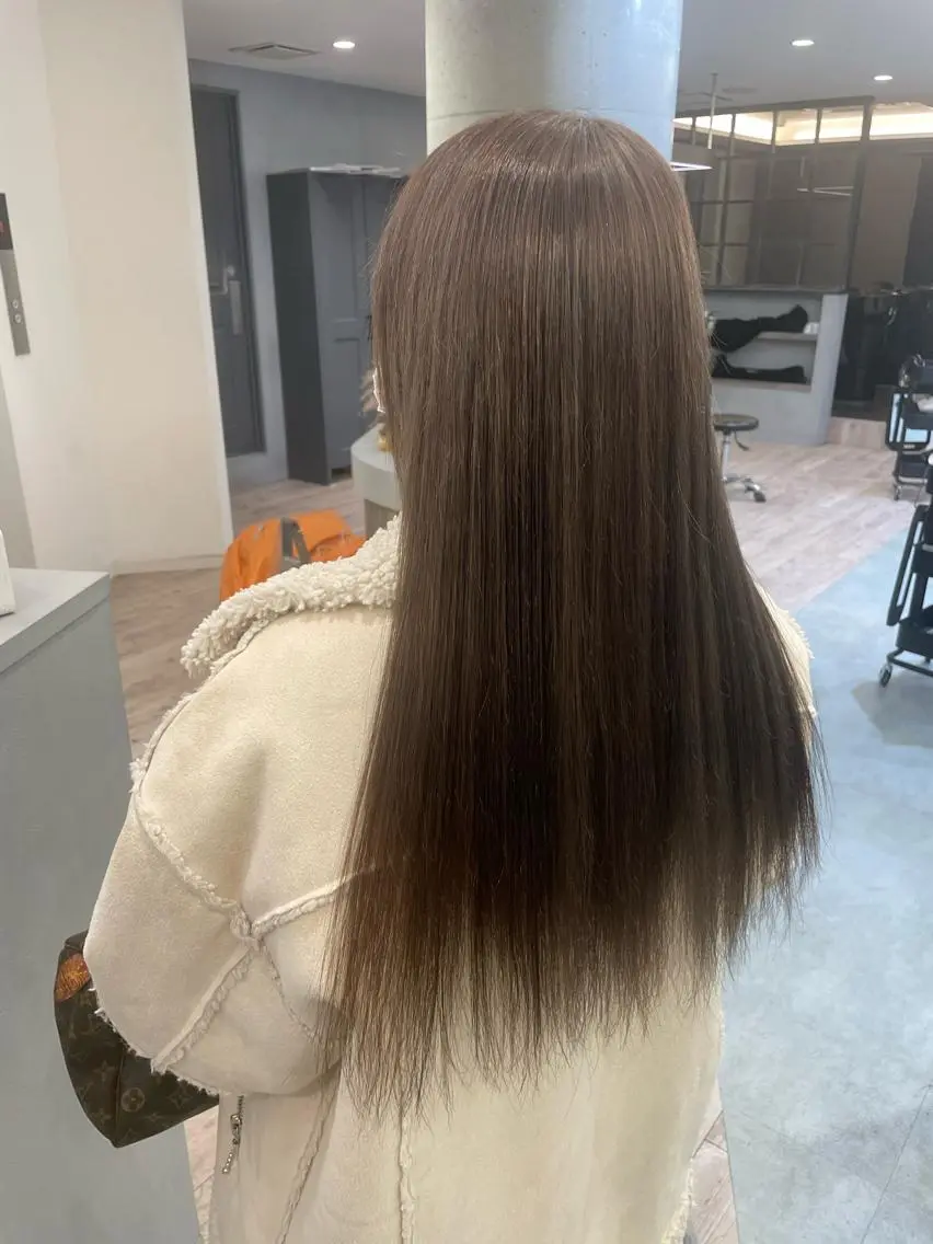 ロング カラー ブラウンカラー ヘアカラー トリートメント ♡似合わせハイトーン ♡maiのヘアスタイル