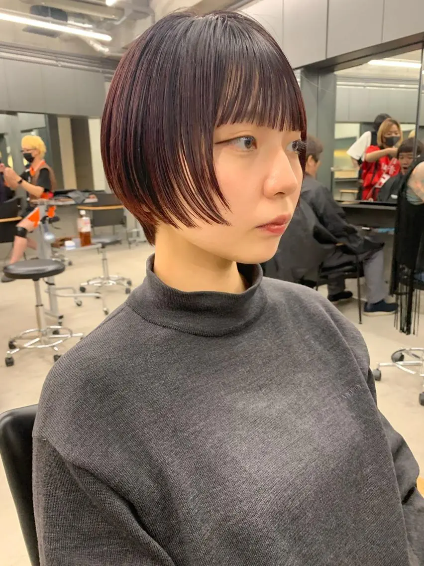 ショート カラー グラデーションカラー ショートヘア sakoda shunkiのヘアスタイル