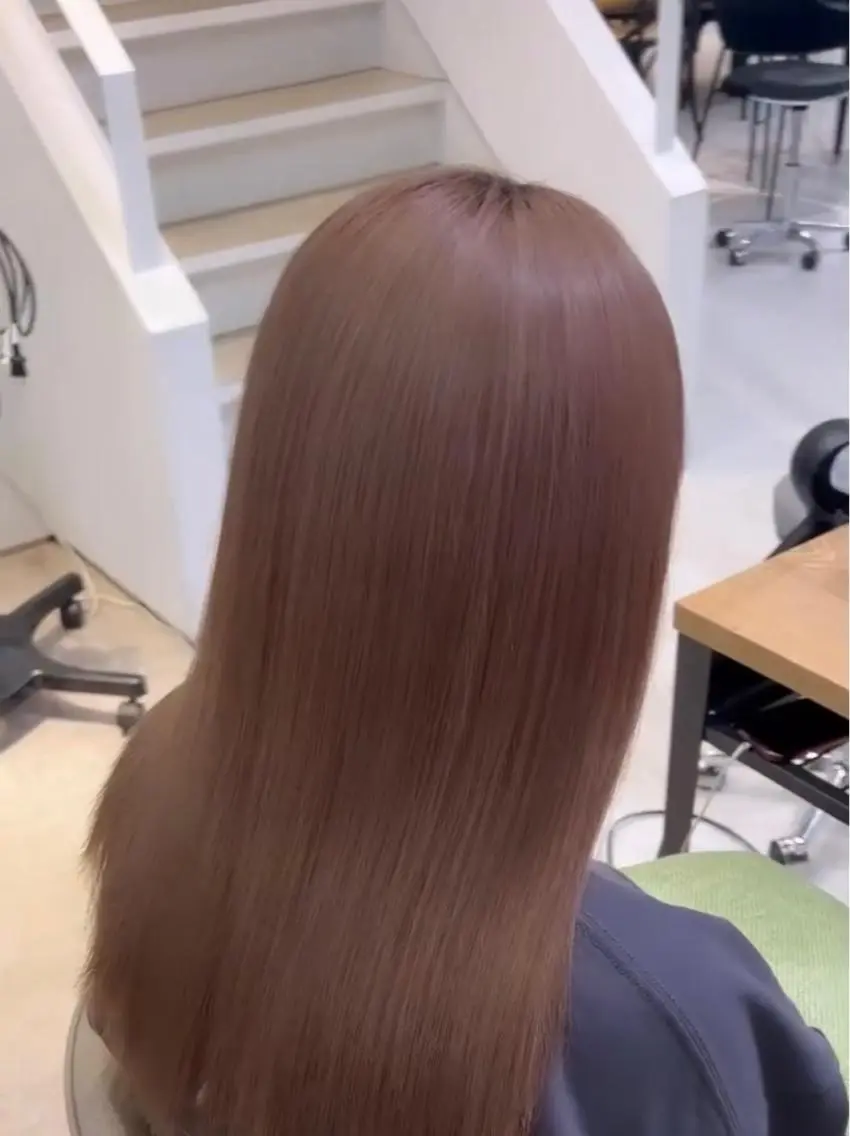 セミロング カラー パーマ ヘアアレンジ メンズ キッズ ネイル マツエク・マツパ アイブロウ ⭐️銀座/ショート/ 艶カラー/りょうがのヘアスタイル