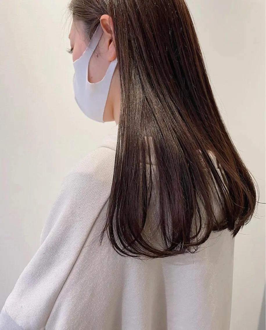 ロング カラー イルミナカラー 透明感カラー🌿 藤沢Lina ななよのヘアスタイル